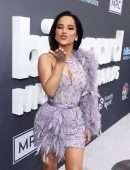 Becky G Leggy and Cleavage at 2022 Billboard Music Awards in Las Vegas
