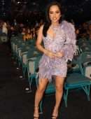 Becky G Leggy and Cleavage at 2022 Billboard Music Awards in Las Vegas