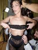 Bella Hadid Cleavage and Booty in a Skimpy Outfit for Interview Magazine - May 2022