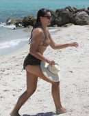 Brooks Nader Booty in Bikini on a Beach in Miami
