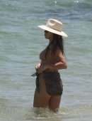 Brooks Nader Booty in Bikini on a Beach in Miami