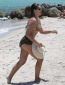Brooks Nader Booty in Bikini on a Beach in Miami