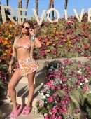 Chanel West Coast Booty in a Short Skirt at Coachella