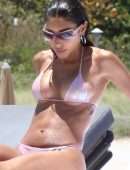 Chantel Jeffries Cleavage and Booty in a Tiny Bikini at the Beach in Miami