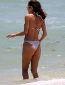 Chantel Jeffries Cleavage and Booty in a Tiny Bikini at the Beach in Miami