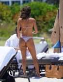 Chantel Jeffries and Sarah Snyder Booty in Bikini on a Beach in Miami