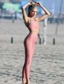 Charlotte McKinney Cleavage in a Bikini Photoshoot in Los Angeles