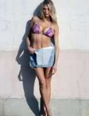 Charlotte McKinney Cleavage in a Bikini Photoshoot in Los Angeles