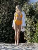 Charlotte McKinney Cleavage in a Bikini Photoshoot in Los Angeles