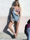 Charlotte McKinney Cleavage in a Bikini Photoshoot in Los Angeles