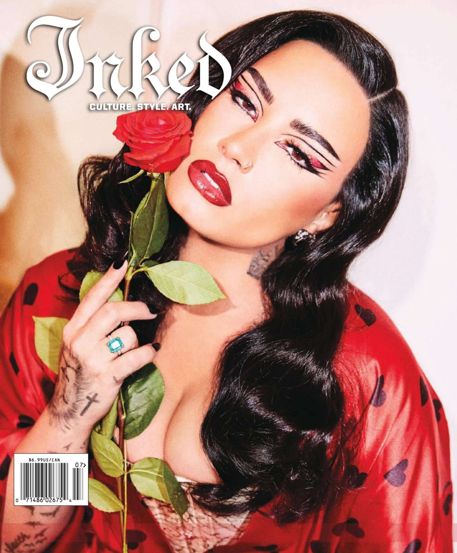 Demi Lovato in Inked Magazine - July 2022