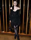 Dove Cameron Cleavage in a Black Dress at Boom Boom Room's Met Gala Afterparty in NYC