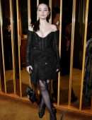 Dove Cameron Cleavage in a Black Dress at Boom Boom Room's Met Gala Afterparty in NYC