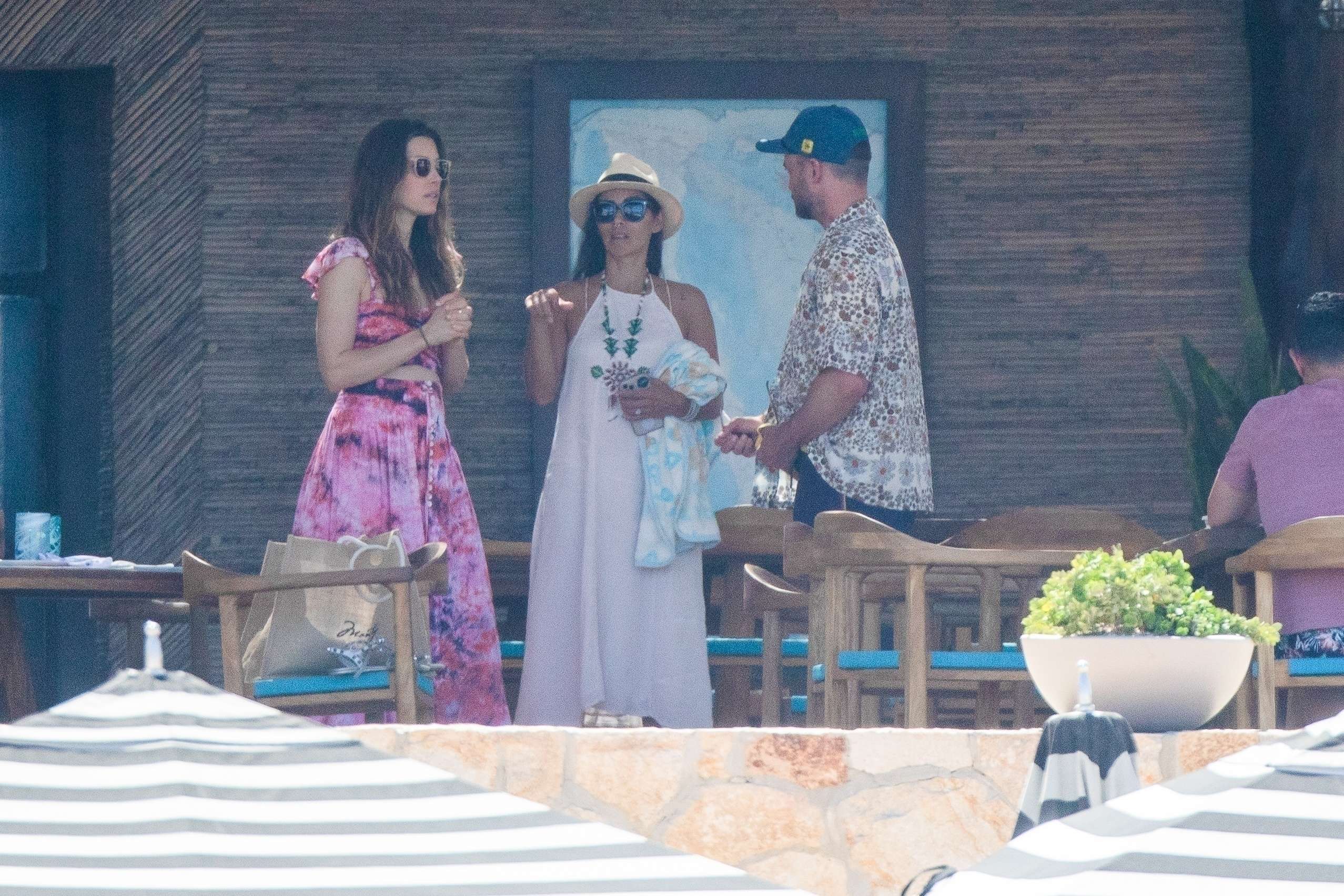 Jessica Biel in Swimsuit Surfing at JT Cabo Beach
