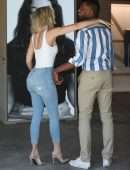 Khloe Kardashian Booty in Jeans Out in West Hollywood