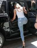 Khloe Kardashian Booty in Jeans Out in West Hollywood