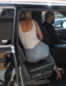 Khloe Kardashian Booty in Jeans Out in West Hollywood