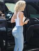 Khloe Kardashian Booty in Jeans Out in West Hollywood