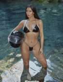 Kim Kardashian Booty and Other Curves in Photoshoot for Sports Illustrated Swimsuit 2022