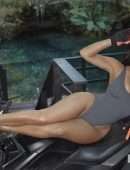 Kim Kardashian Booty and Other Curves in Photoshoot for Sports Illustrated Swimsuit 2022