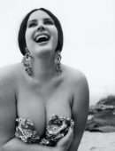 Lana Del Rey Cleavage in W Magazine - May 2022
