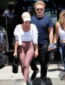 Lucy Hale Booty in Leggings, Out in Los Feliz