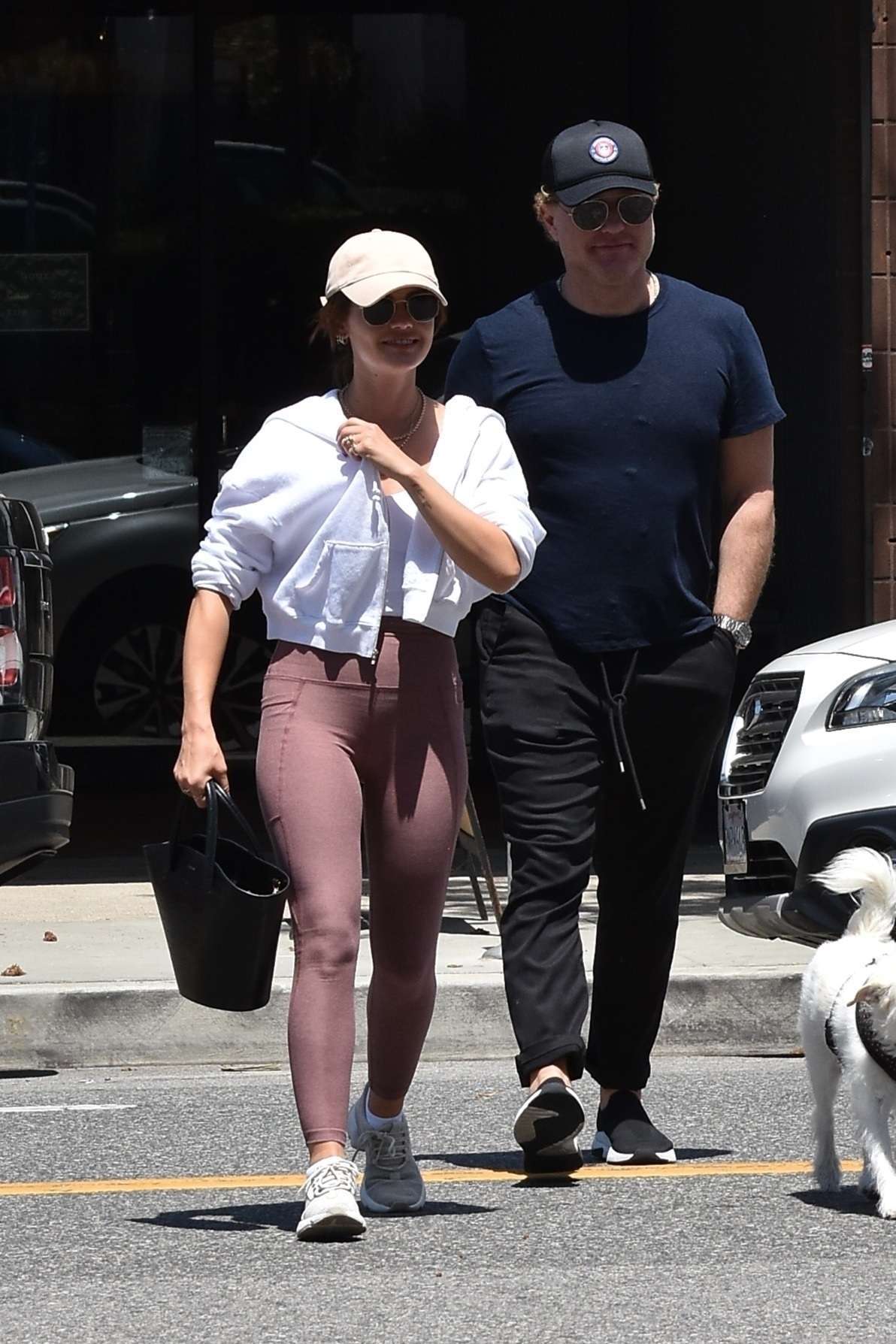 Lucy Hale Booty in Leggings, Out in Los Feliz