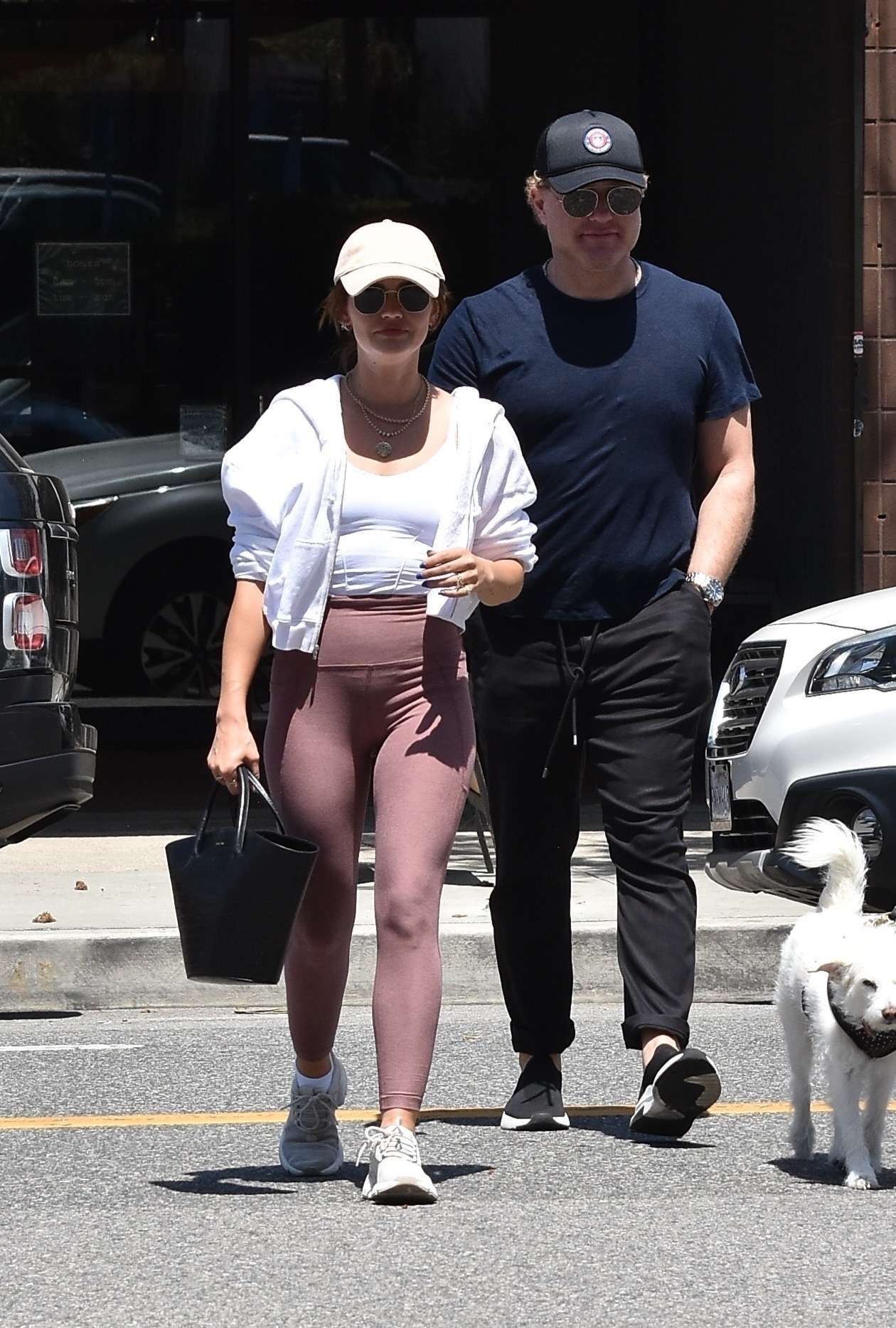 Lucy Hale Booty in Leggings, Out in Los Feliz