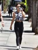 Lucy Hale in Tights, Out in Los Angeles