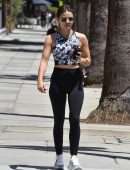 Lucy Hale in Tights, Out in Los Angeles