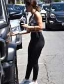 Lucy Hale in Tights, Out in Los Angeles