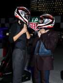Madelyn Cline Cleavage at TAG Heuer Miami Prix