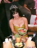 Megan Fox Cleavage at Birthday Party at Tao in Las Vegas