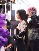 Megan Fox Cleavage with Machine Gun Kelly at 2022 Billboard Music Awards in Las Vegas