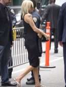 Miley Cyrus Booty and Pokies in a See-Through Dress, Arriving at the NBCUniversal Upfronts in NYC