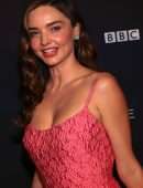 Miranda Kerr Gorgeous in a Pink Long Dress at The Berggruen Prize Gala in Beverly Hills