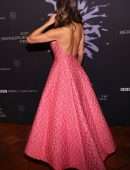 Miranda Kerr Gorgeous in a Pink Long Dress at The Berggruen Prize Gala in Beverly Hills