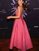 Miranda Kerr Gorgeous in a Pink Long Dress at The Berggruen Prize Gala in Beverly Hills