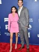 Sarah Hyland Leggy and Cleavage at 2022 NBCUniversal Upfront in NYC