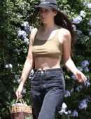 Scout Willis Pokies, Walking her Dog in Los Angeles