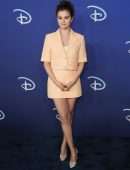 Selena Gomez Leggy in a Skirt at 2022 ABC Disney Upfront in NYC
