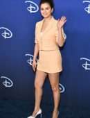 Selena Gomez Leggy in a Skirt at 2022 ABC Disney Upfront in NYC