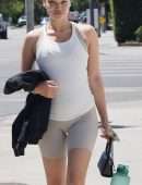 Shanina Shaik Booty and Cameltoe, Leaving a Workout in West Hollywood