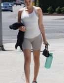 Shanina Shaik Booty and Cameltoe, Leaving a Workout in West Hollywood