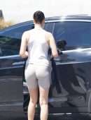 Shanina Shaik Booty and Cameltoe, Leaving a Workout in West Hollywood