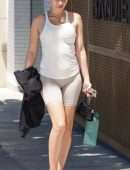 Shanina Shaik Booty and Cameltoe, Leaving a Workout in West Hollywood