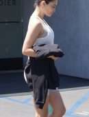 Shanina Shaik Booty and Cameltoe, Leaving a Workout in West Hollywood
