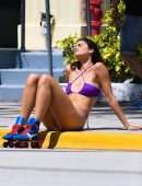 Taylor Hill Booty on the Set of a Bikini Photoshoot in Miami