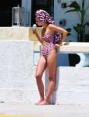 Taylor Hill Booty on the Set of a Bikini Photoshoot in Miami