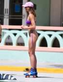 Taylor Hill Booty on the Set of a Bikini Photoshoot in Miami